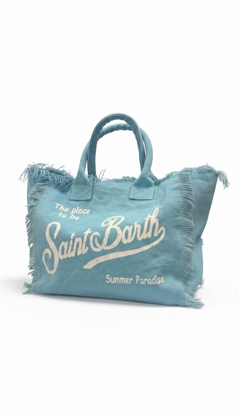 Borsa a spalla Vanity in canvas VANI001 00165L MC2 SAINT BARTH 