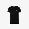 Slim fit ribbed cotton T-shirt