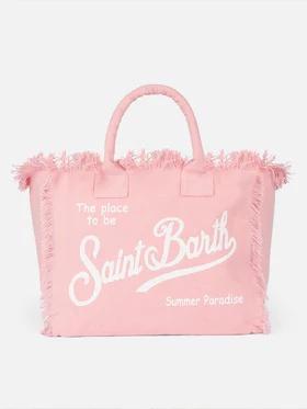 Borsa a spalla Vanity in canvas di cotone VANI001 00098H MC2 SAINT BARTH 
