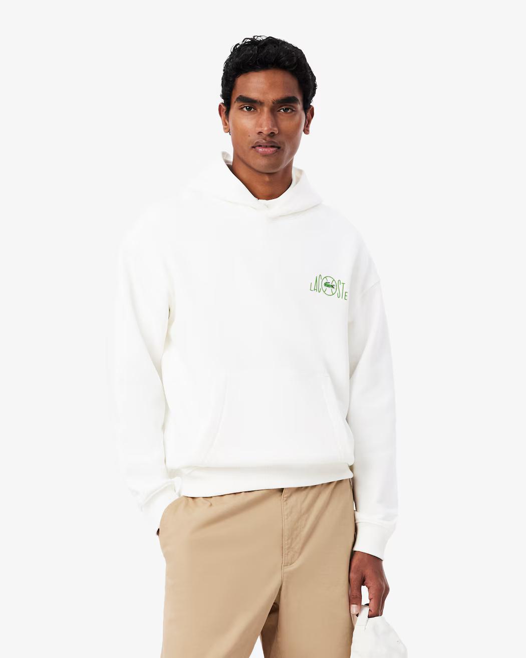 Felpa con cappuccio con stampa multipla SH2196 70V LACOSTE 