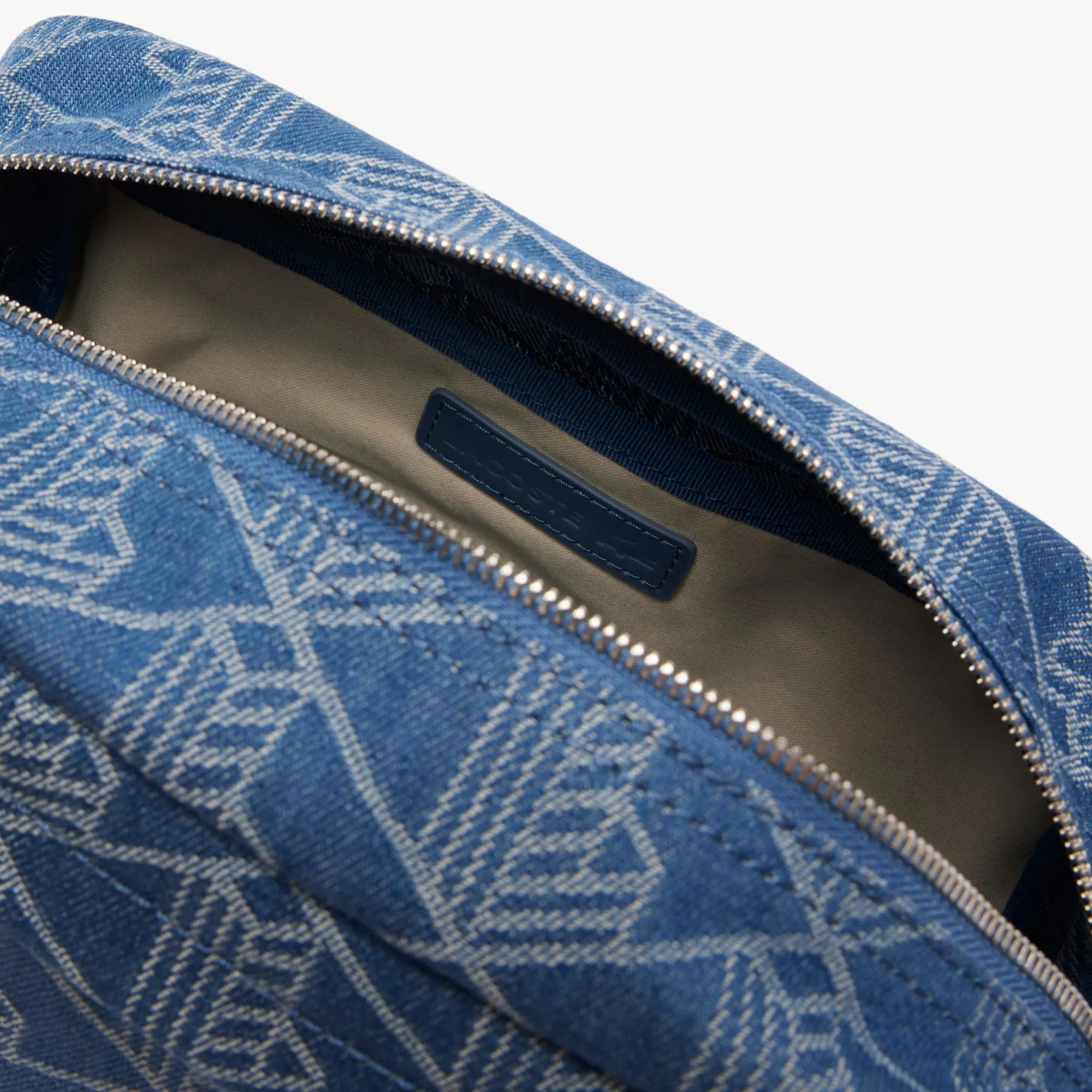 Pochette con motivo jacquard monogrammata NU4868 Q74 LACOSTE ACCESSORI 