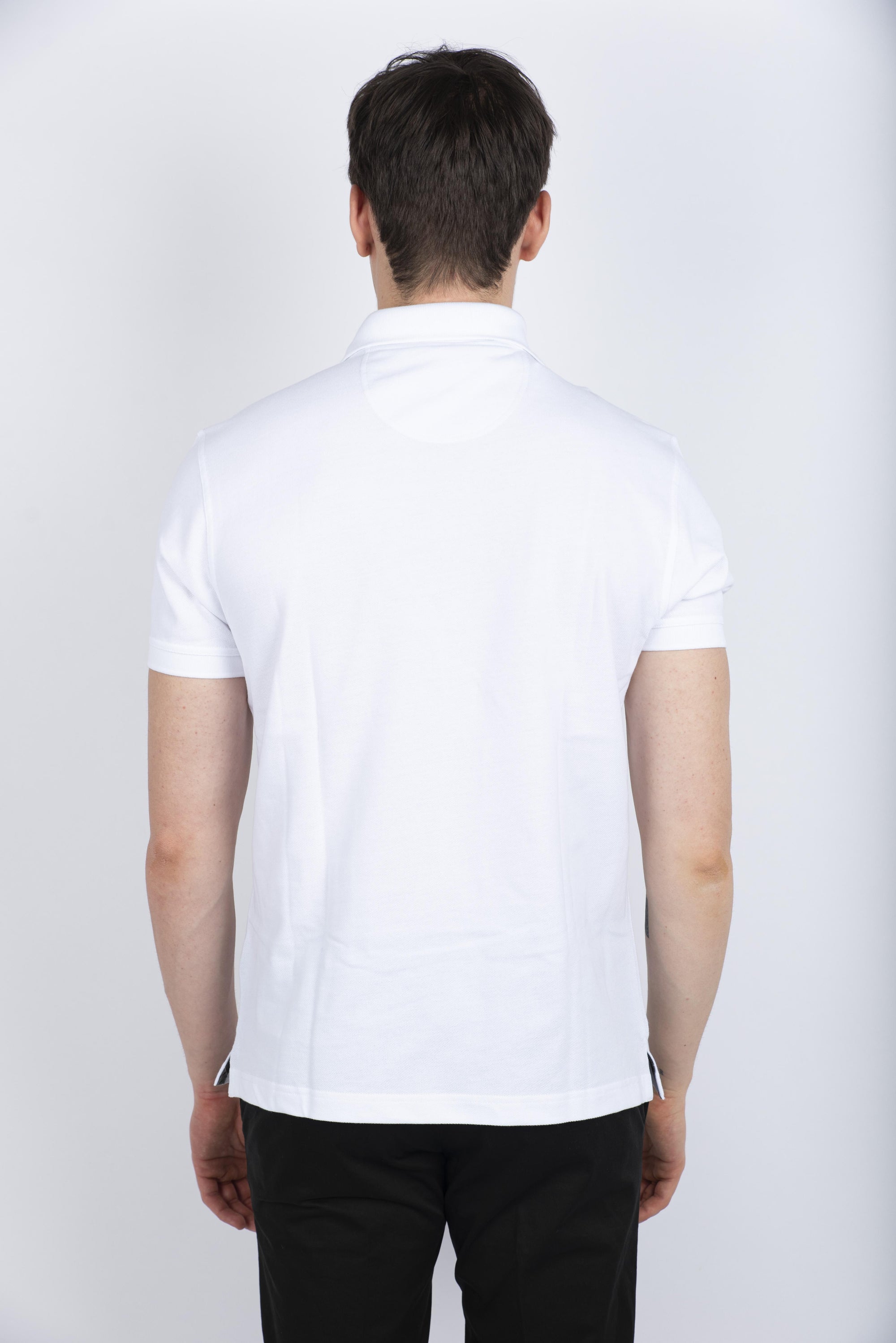 Polo in cotone bianco Barbour MML0012 WH11 BARBOUR 