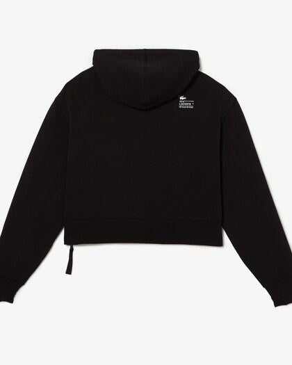 Felpa con cappuccio corta SF0281 001 LACOSTE 