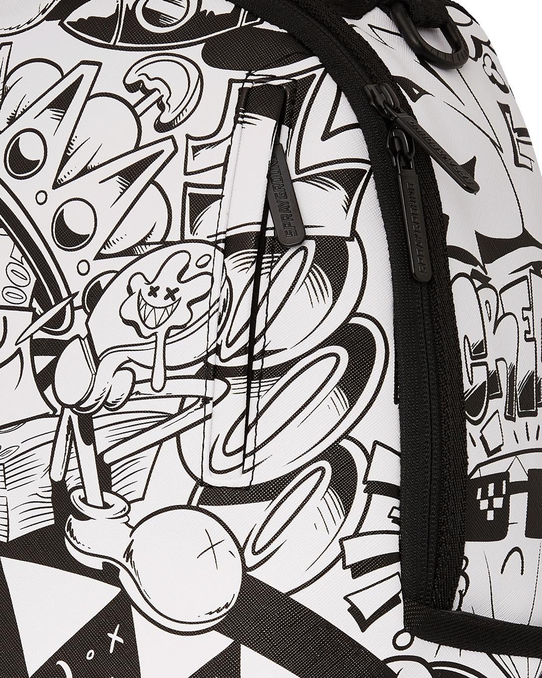 Zaino heavy sharkmouth doodle 910B6852 NSZ SPRAYGROUND 