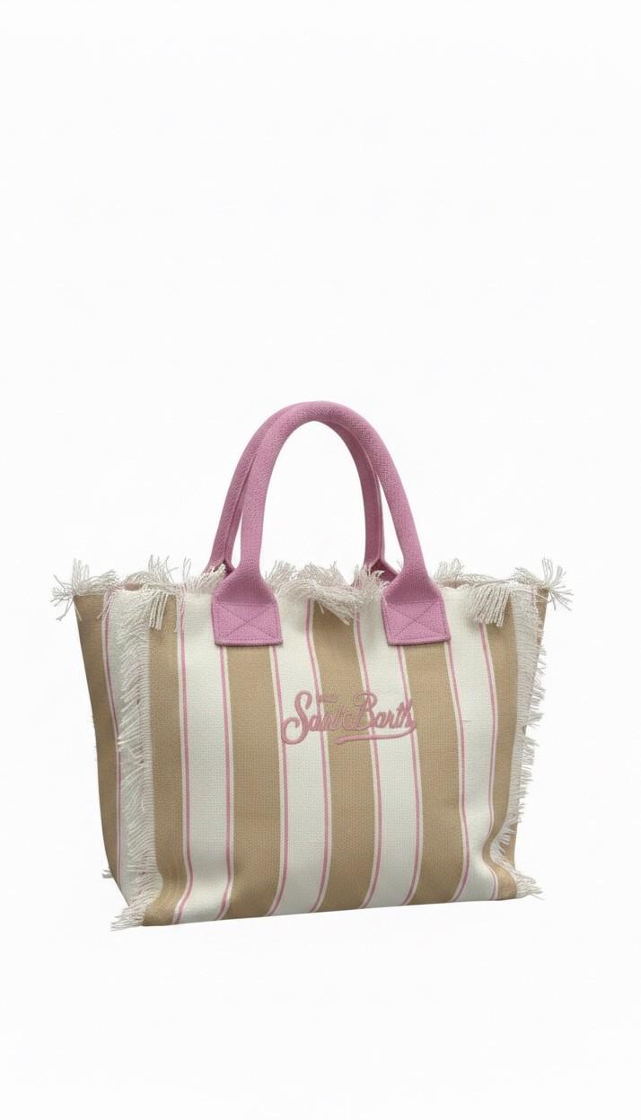 Borsa a spalla Vanity in canvas VANI001 02596L MC2 SAINT BARTH 