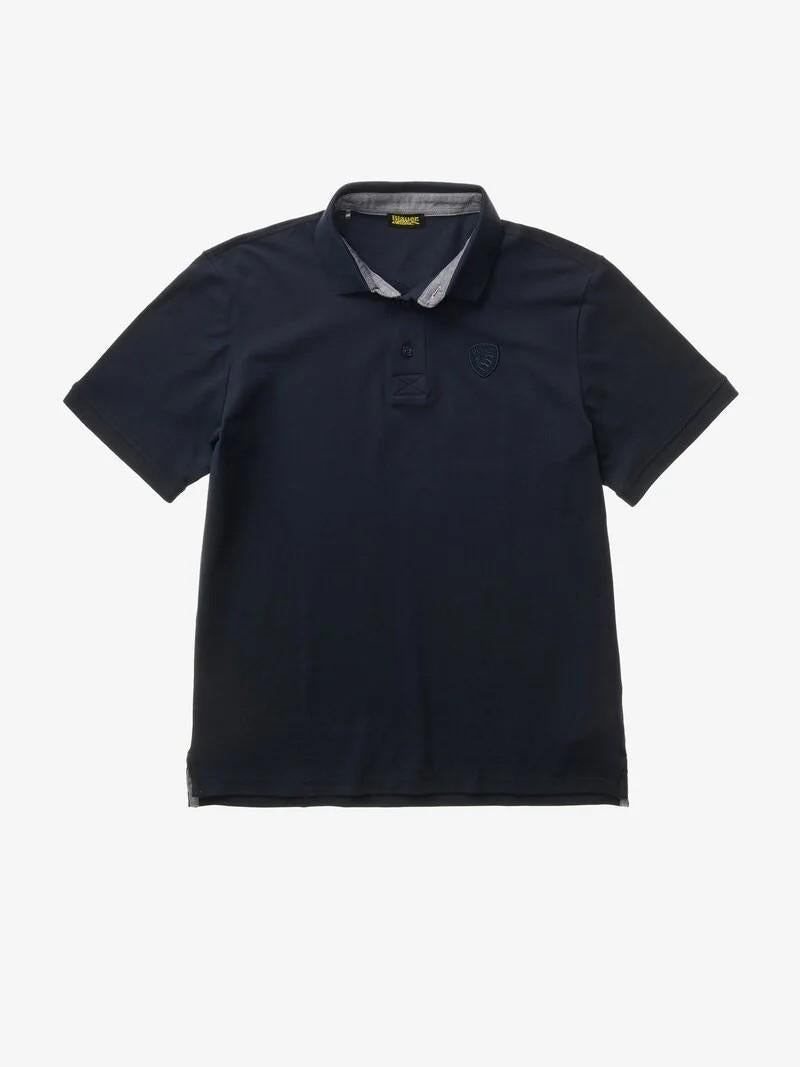 Polo in piquet Philp 26SBLUT02321 888 BLAUER 