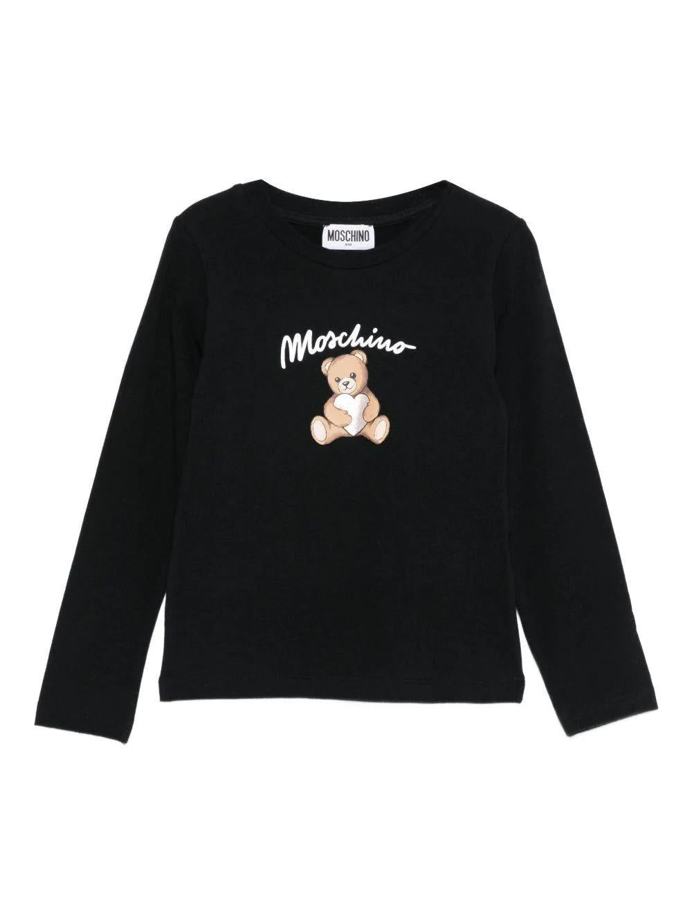 T-shirt con stampa Teddy Bear HDO010LBA11 60100 MOSCHINO KID 