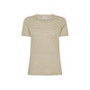 T-shirt in lino e cotone a righe