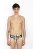 Swim Brief with all-over logo