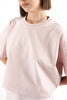 Cropped crewneck t-shirt