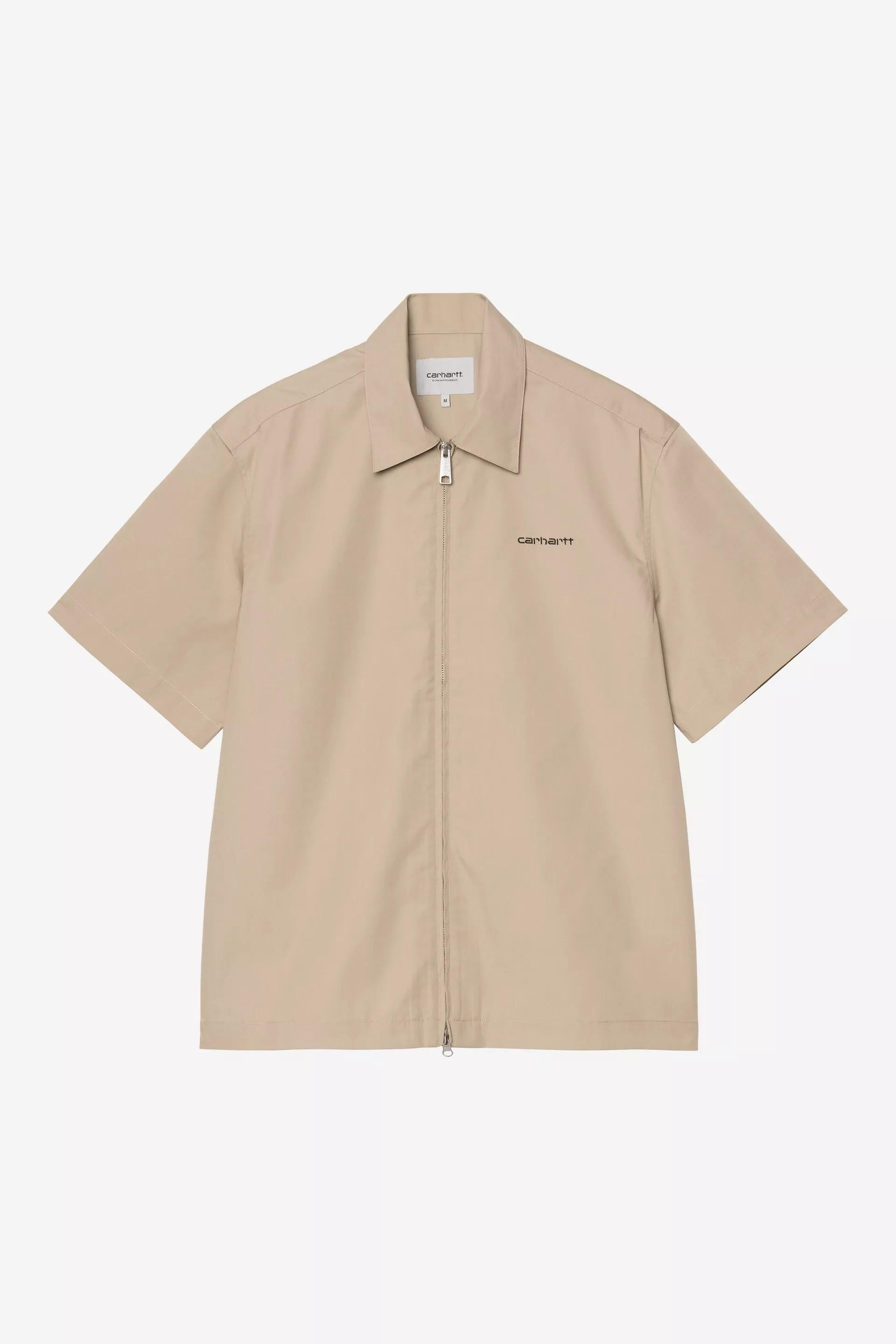 S/S Postal Zip Shirt I036189 3MSXX CARHARTT WIP 