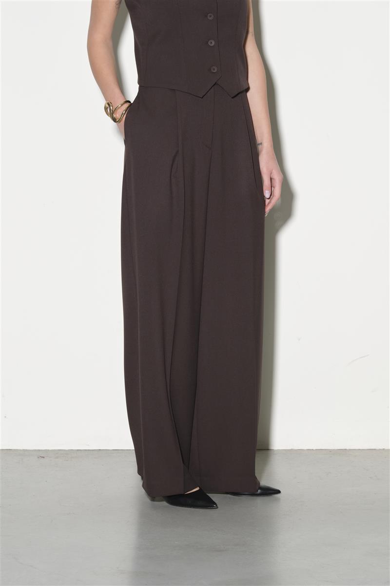 Pantaloni con pinces e elastico dietro RI1CO030 6006 KAOS 