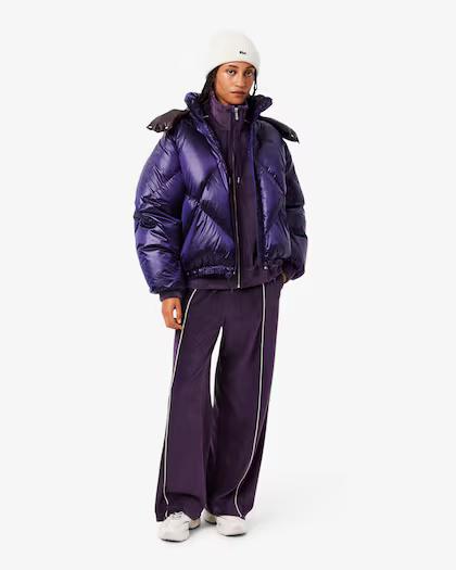 Pantaloni della tuta in velluto con bordo XF5273 ZSV LACOSTE 