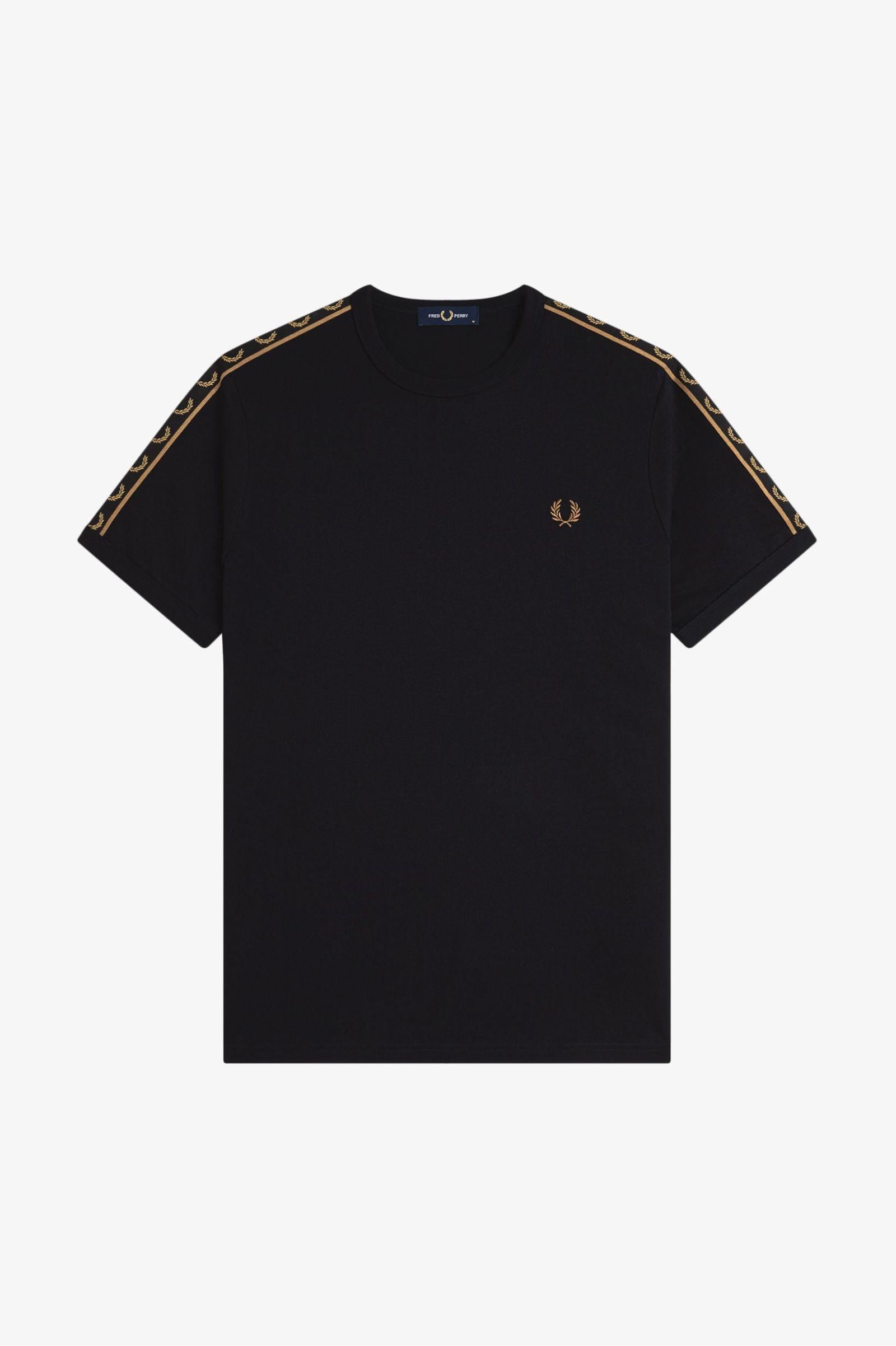 T-Shirt ringer con fettuccia a contrasto M461355 S77 FRED PERRY 