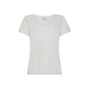 T-shirt con scollo a V in cotone