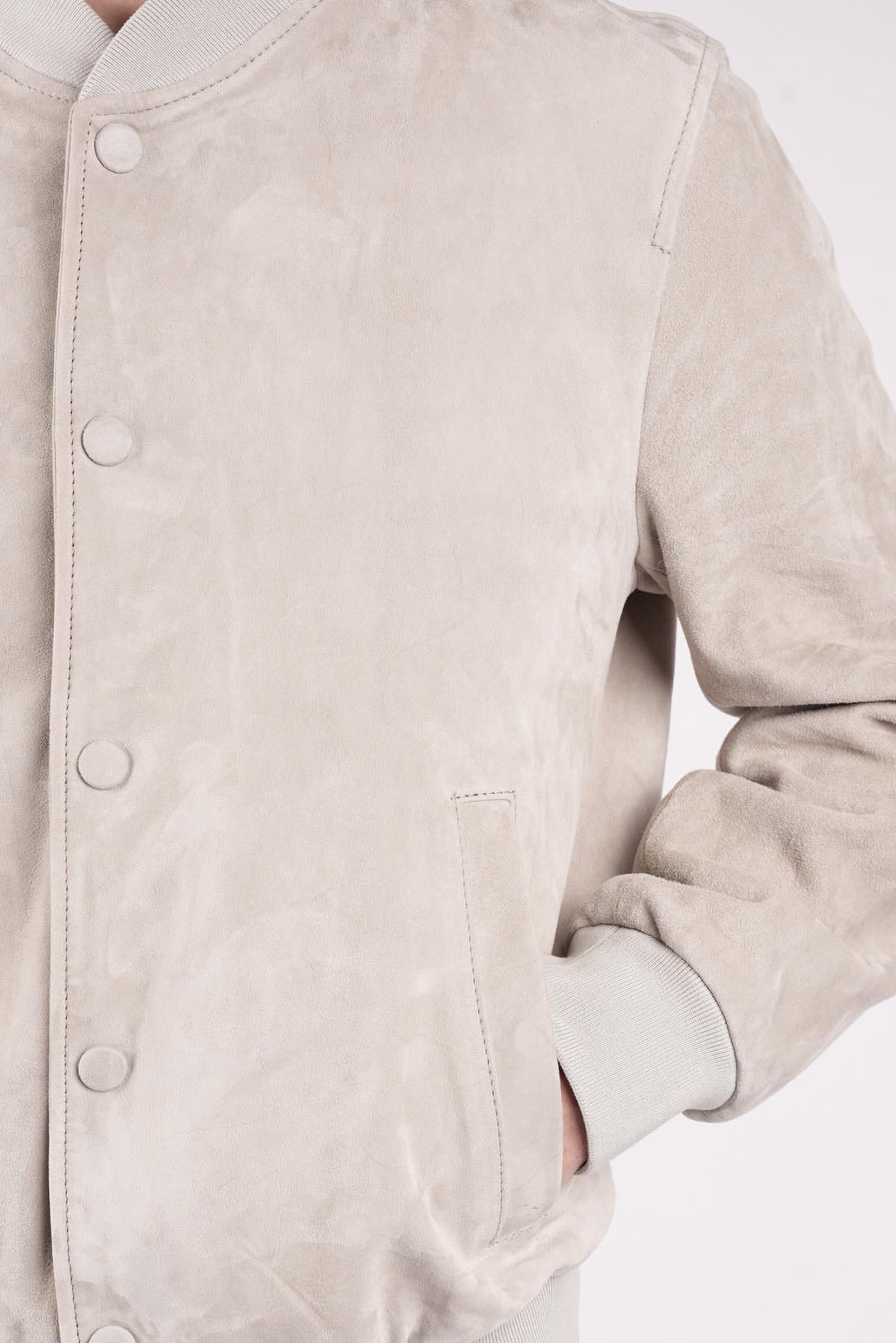 Bomber regular in suede UJ999PL0679UXXX 021 DONDUP 