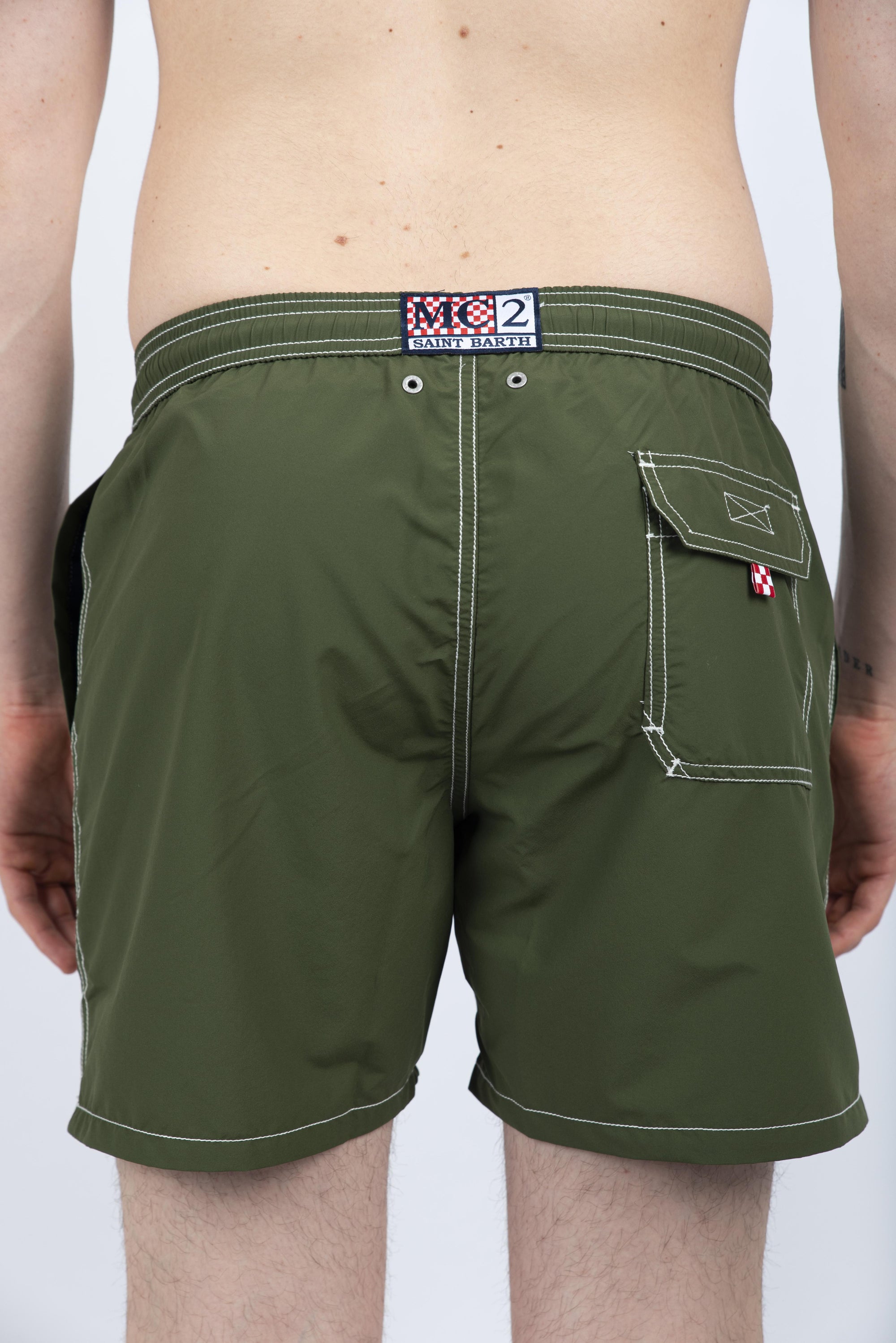 Costume classico leggero Patmos verde PATM001 00135H MC2 SAINT BARTH 