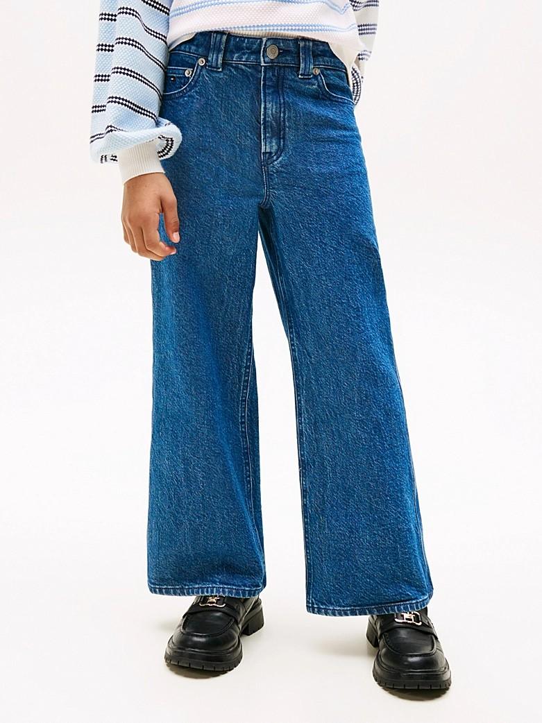 Jeans larghi sbiaditi KG0KG08644T 1A6 TOMMY HILFIGER 