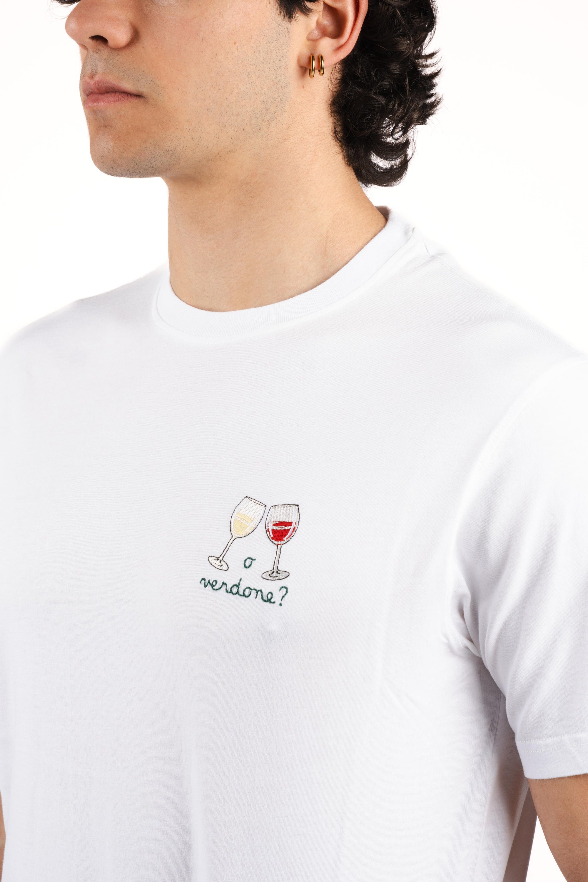 T-shirt Portofino ricamo O verdone? POT0001 04416L MC2 SAINT BARTH 