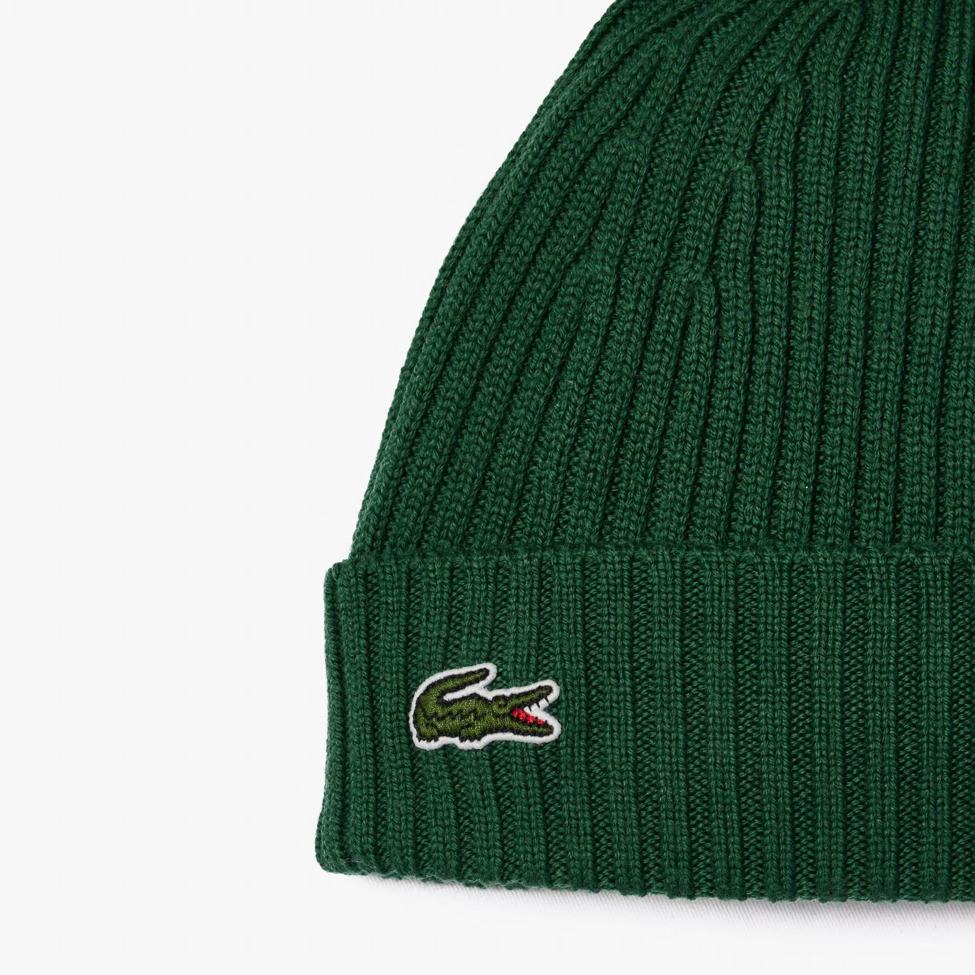 Berretto in lana a costine RB0001 132 LACOSTE 