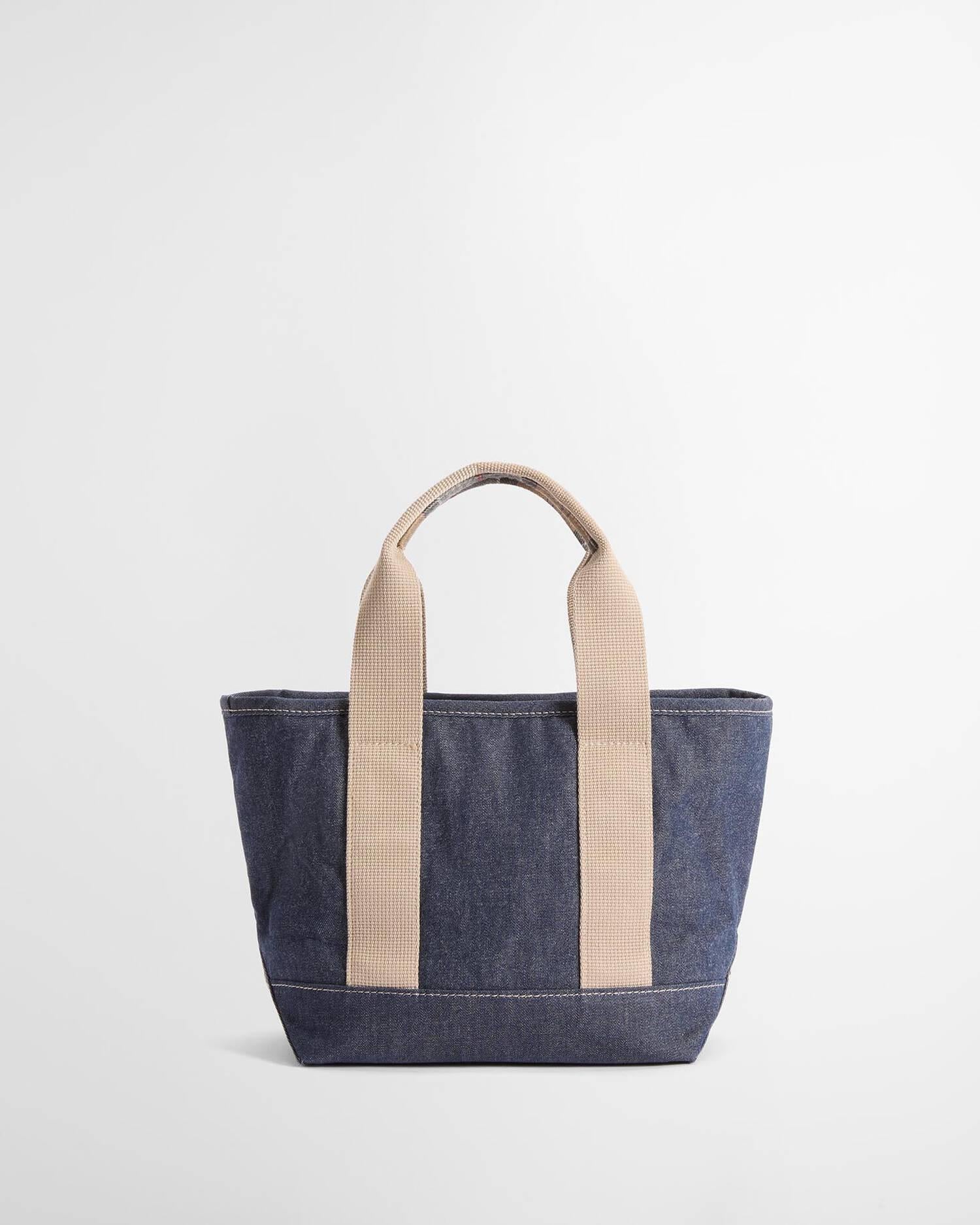 Mini borsa tote in denim Mya LBA0539 IN71 BARBOUR 