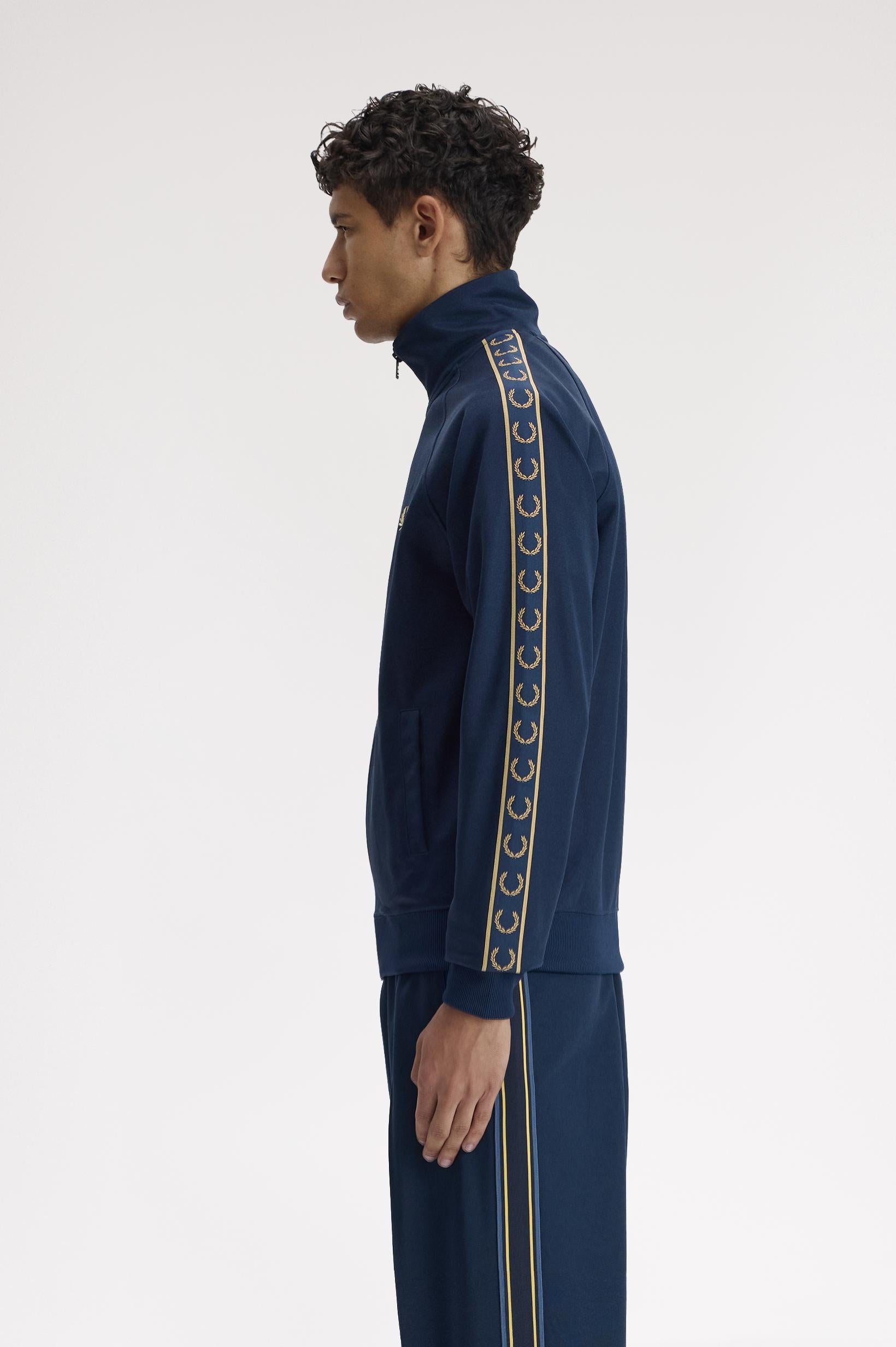 Track jacket con fettuccia a contrasto J555757 91A FRED PERRY 
