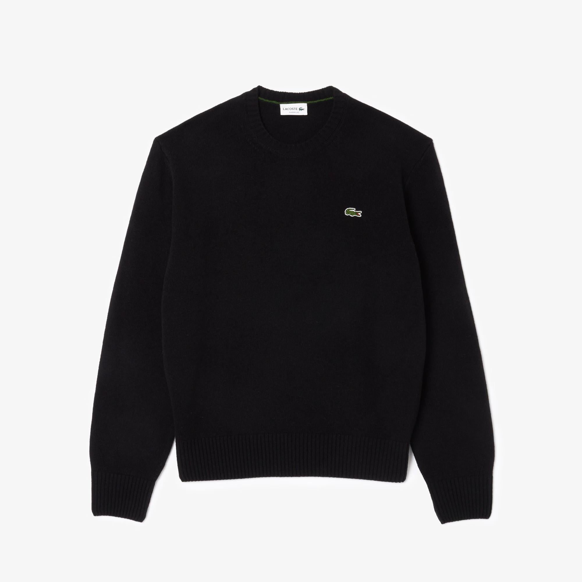 Maglione girocollo in lana cardata AH2916 031 LACOSTE 