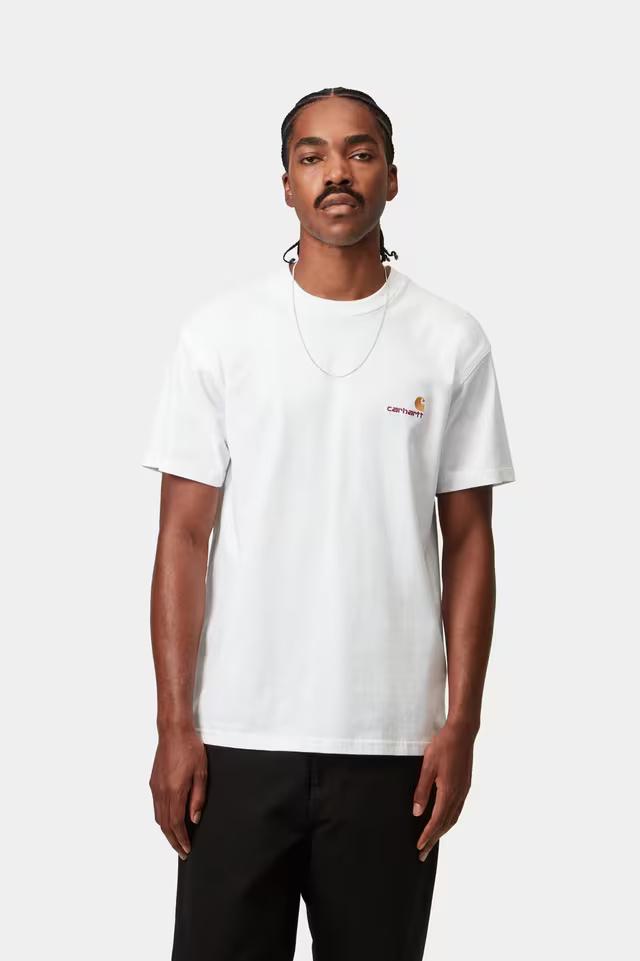 S/S American Script T-Shirt I029956 02XX CARHARTT WIP 