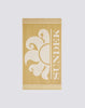 Telo mare fouta jacquard con logo gold