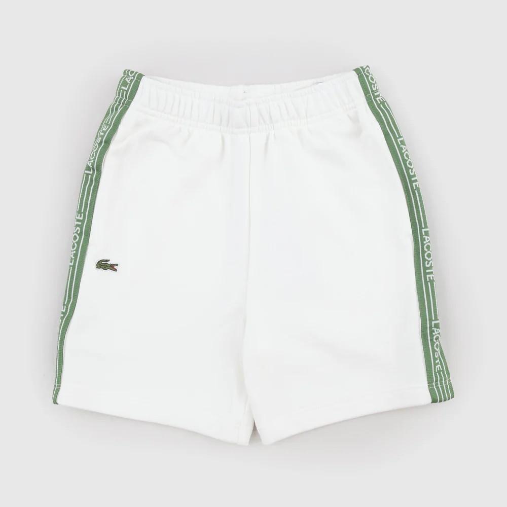 Bermuda bianco con logo Lacoste laterale 847577 70V LACOSTE 