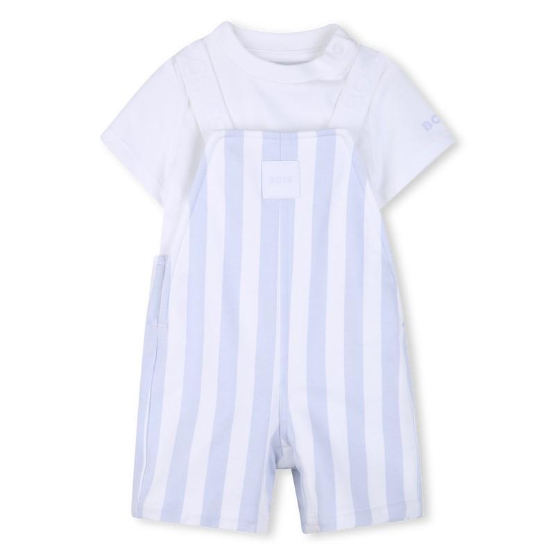Salopette con T-shirt J53038 771 BOSS 
