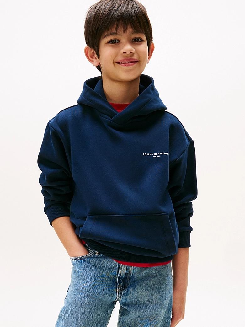 Felpa con cappuccio e nastro iconico THKS0KS00595J C1G TOMMY HILFIGER 