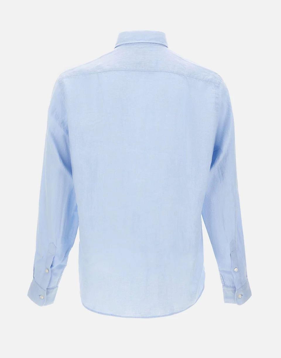 Camicia Liam in lino 50556077 450 BOSS 