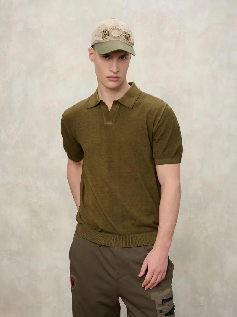 Maglia polo sfumata Esmond 26SBLUM06481 60H BLAUER 