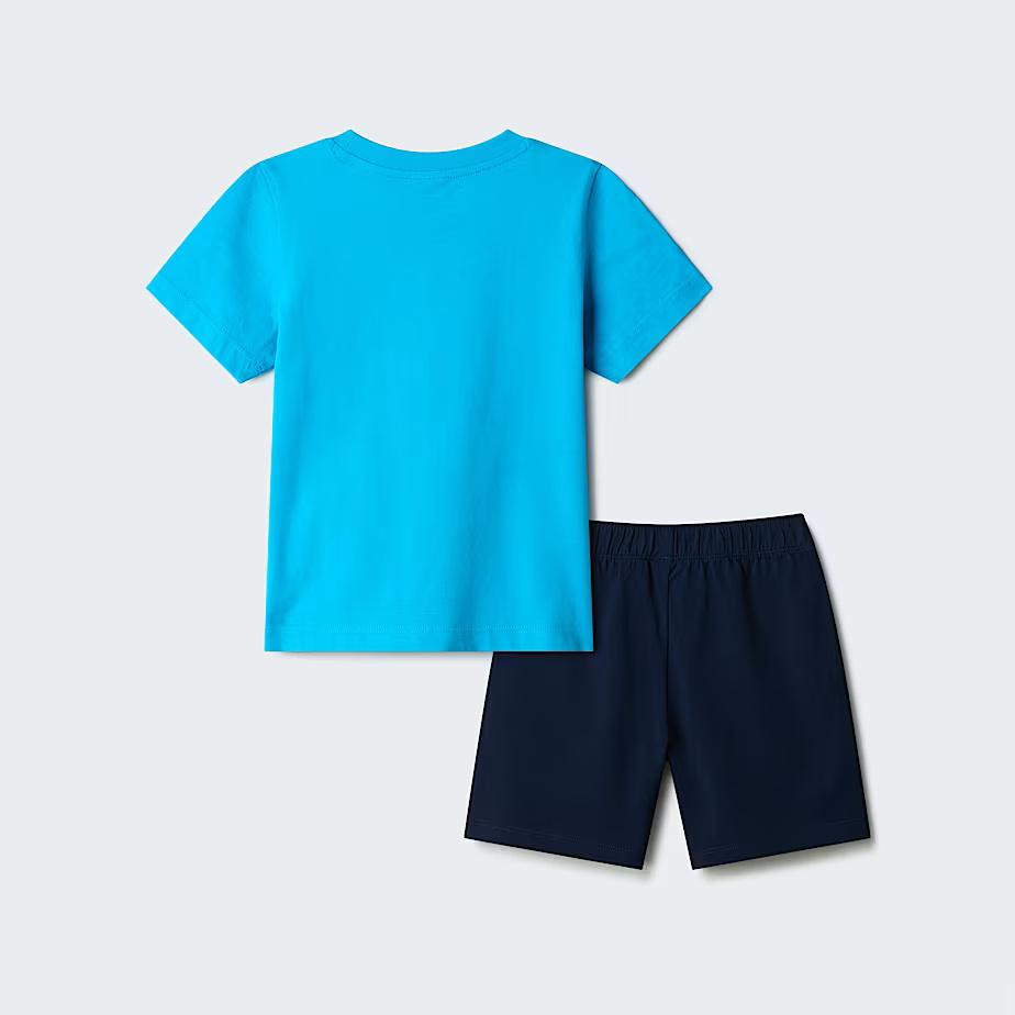 Set NSE Box Play Regular con pantaloncini NF0A8G1H DGY1 THE NORTH FACE 