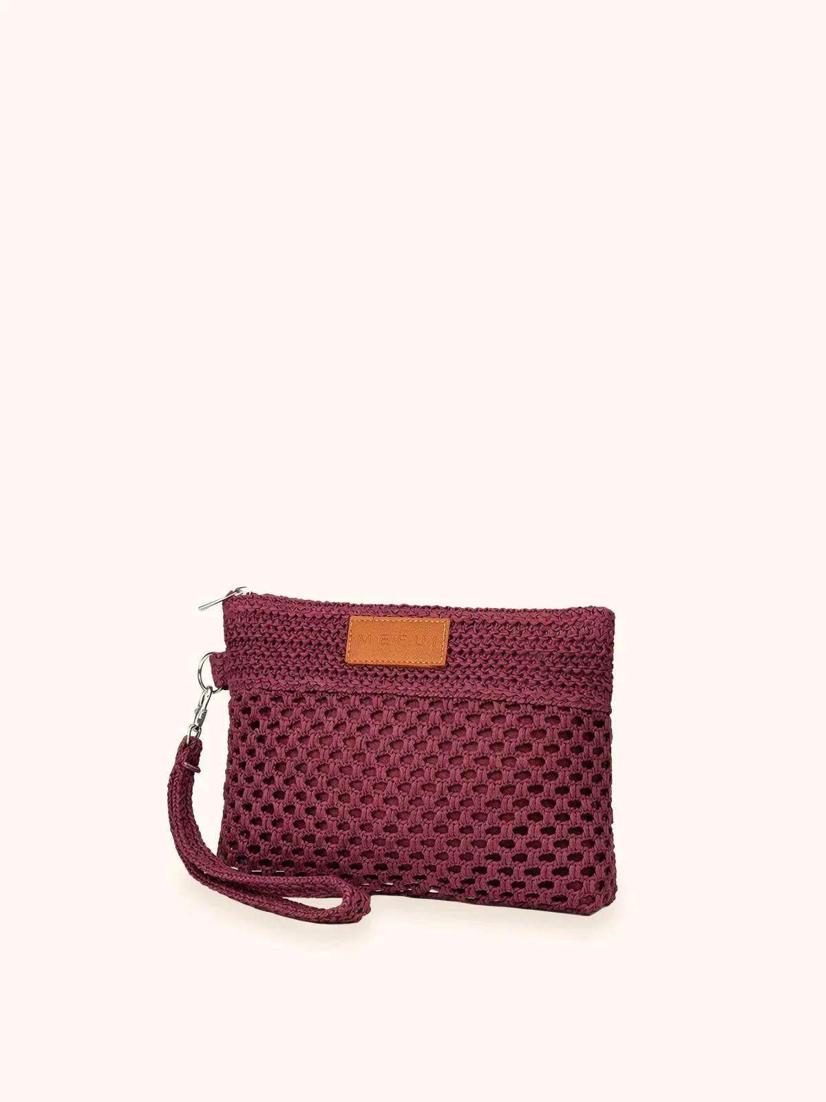 Mini pochette in rafia MA26SW0055 PL ME FUI 