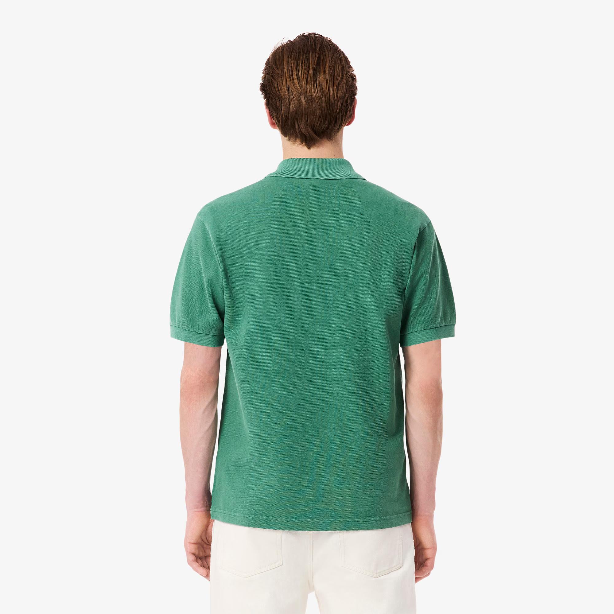 Polo in piquè di cotone classic fit effetto lavato PH9868 132 LACOSTE 