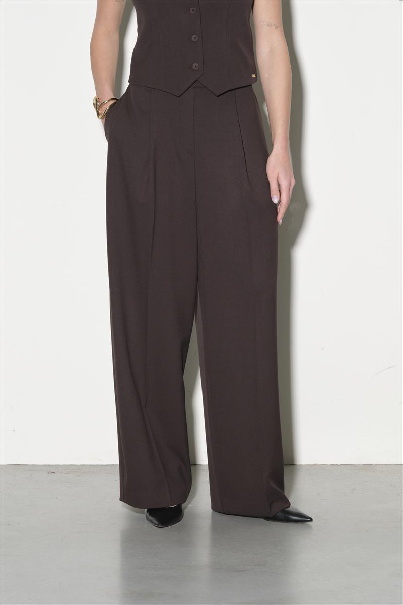 Pantaloni con pinces e elastico dietro RI1CO030 6006 KAOS 