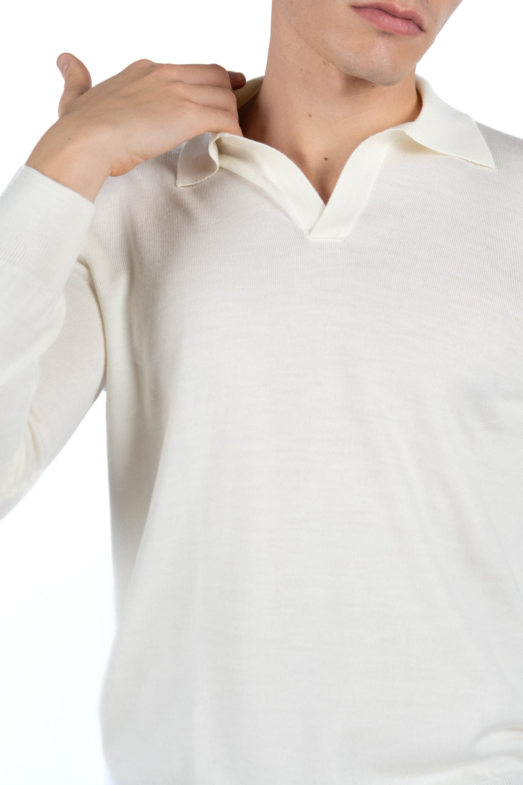 Polo skipper in maglia Athleisure 57189/14813 005 GRAN SASSO 