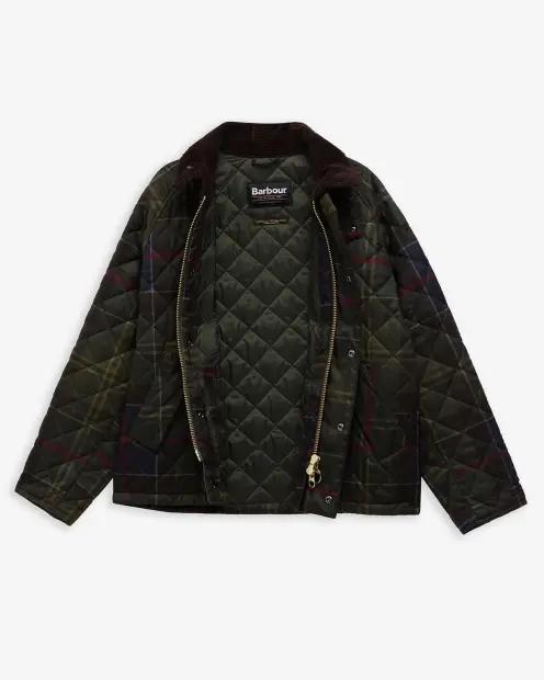 Giacca trapuntata in tartan Transport MQU1869 TN14 BARBOUR 