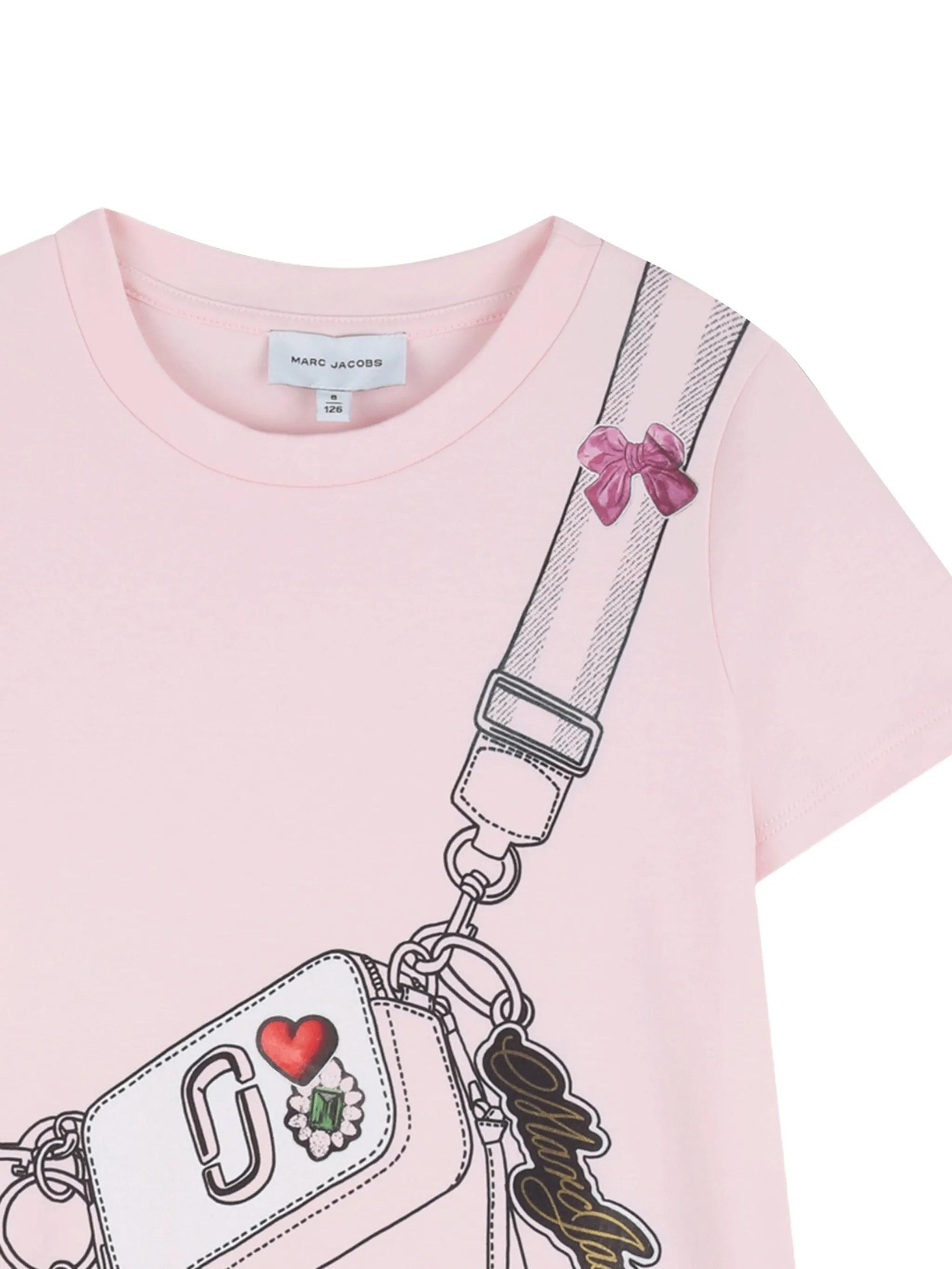 Abito con volant e grafica W60711 475A MARC JACOBS 