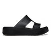 Getaway Platform H-Strap Donna Black