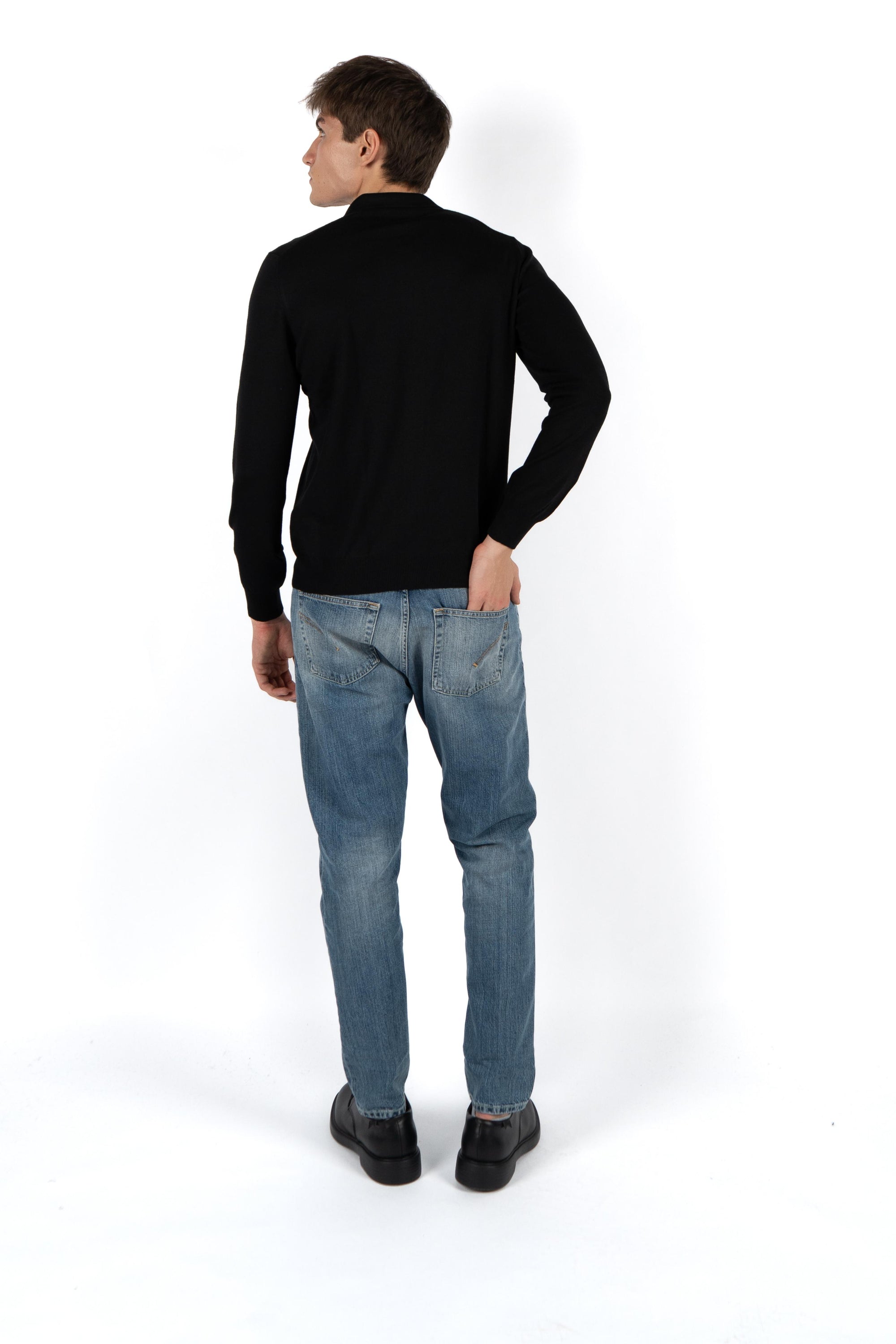 Polo full zip 57196/14225 099 GRAN SASSO 