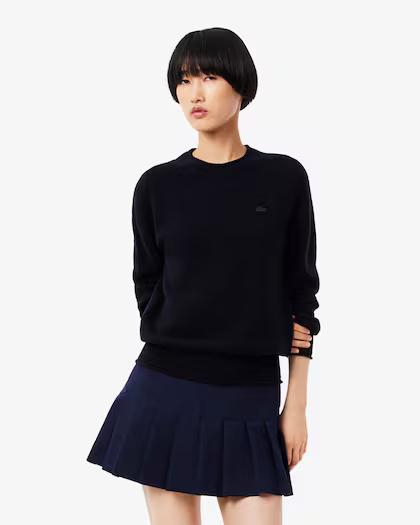 Maglione in lana cardata 3D AF4160 166 LACOSTE 
