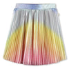 Shiny pleated skirt