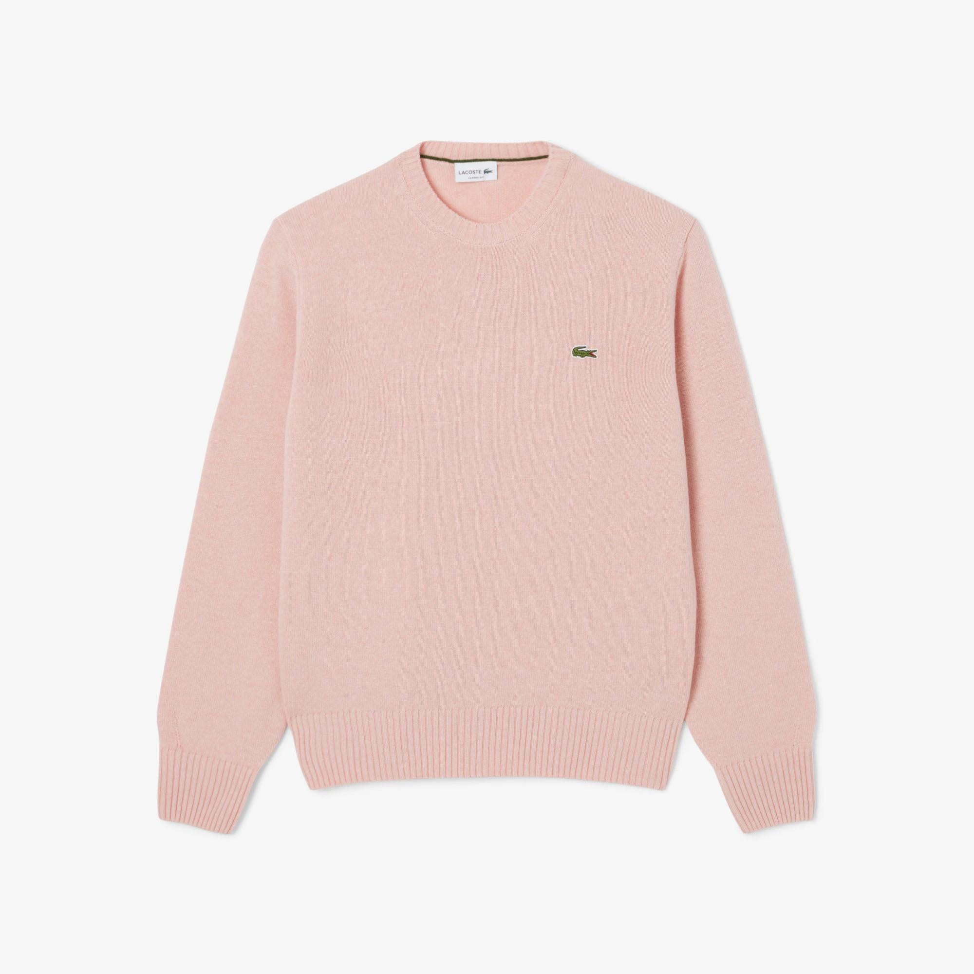 Maglione girocollo in lana cardata AH2916 9IG LACOSTE 