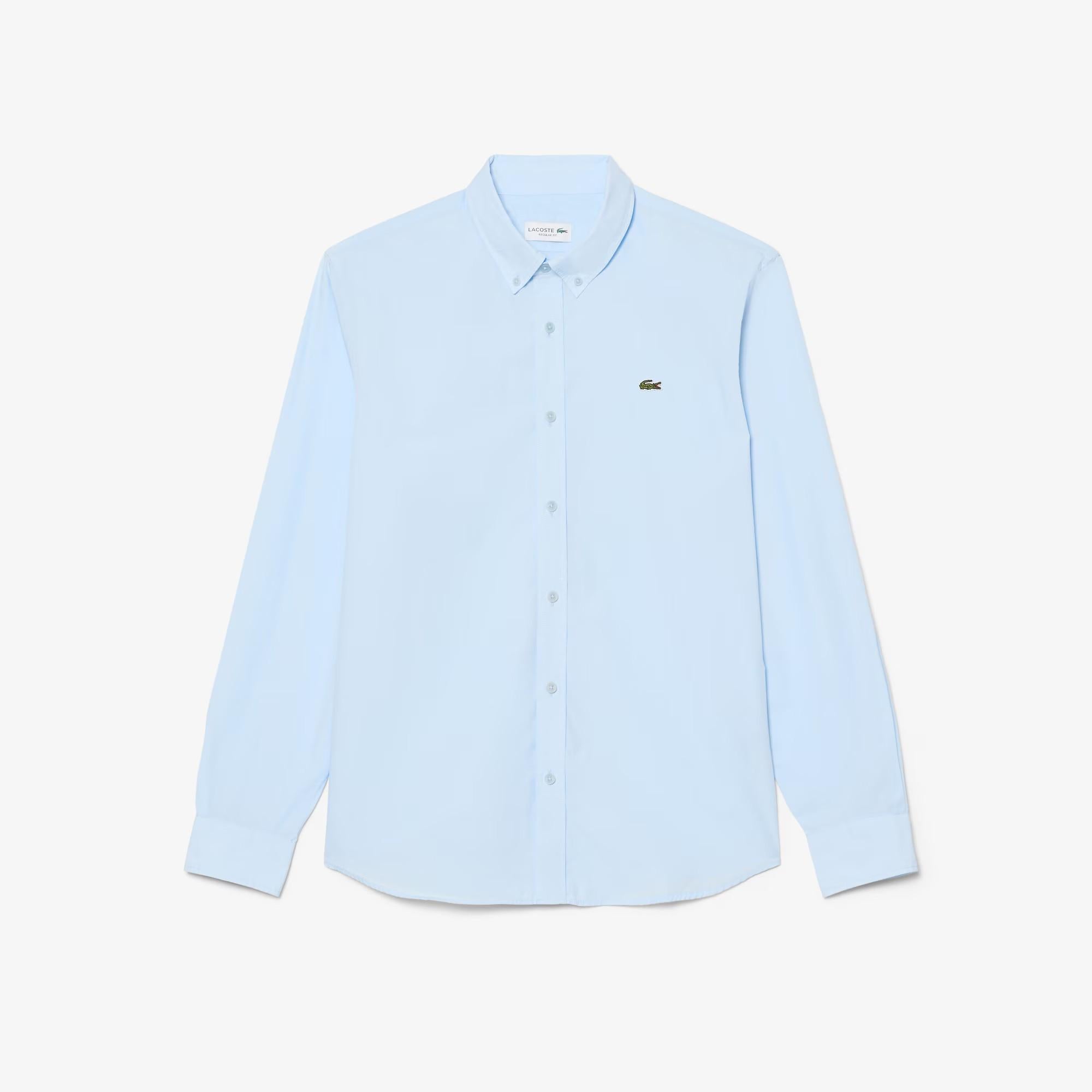 Camicia regular fit in popeline elasticizzato CH2316 T01 LACOSTE 