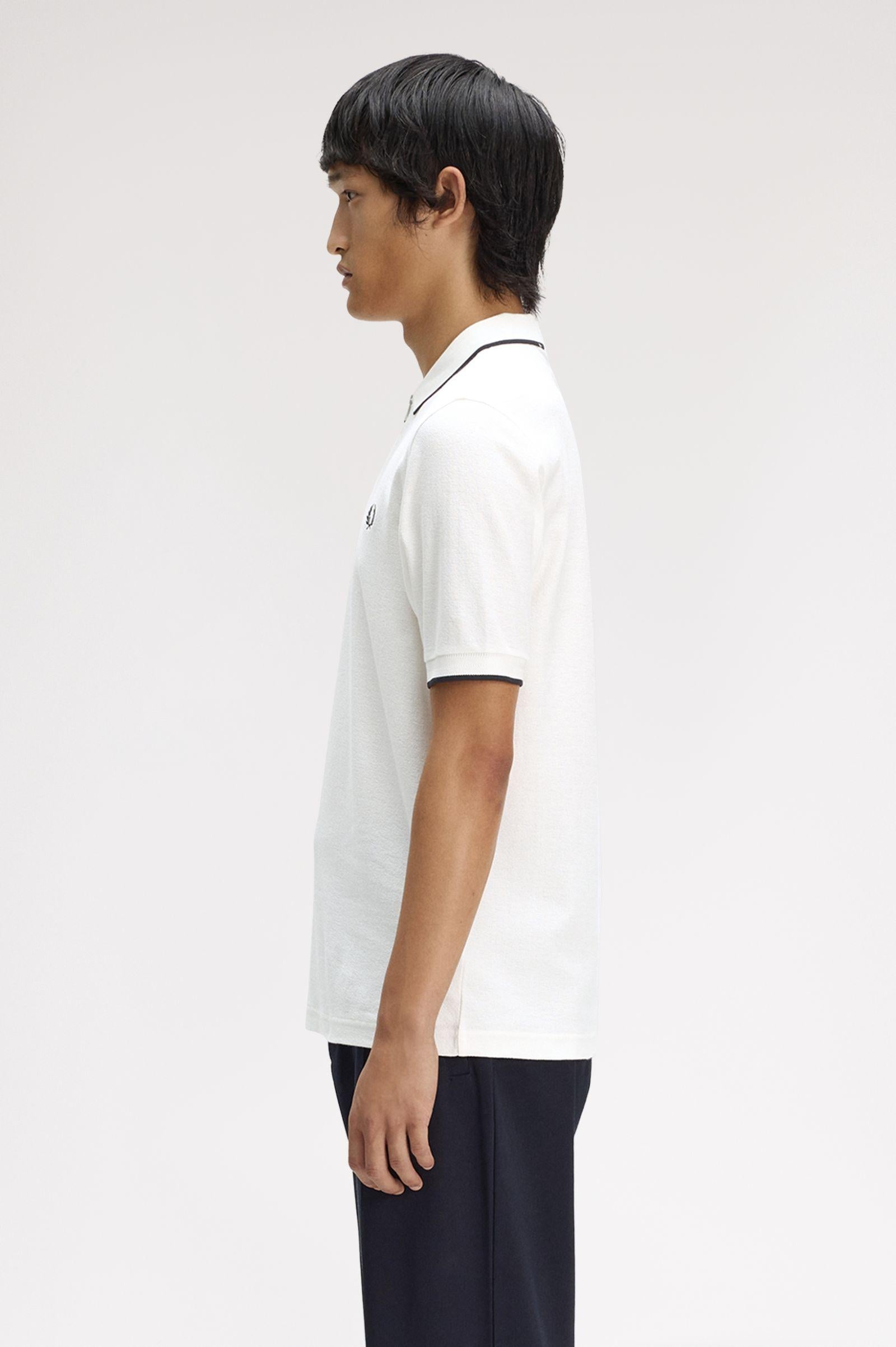Polo In Piqué Crêpe M248058 129 FRED PERRY 