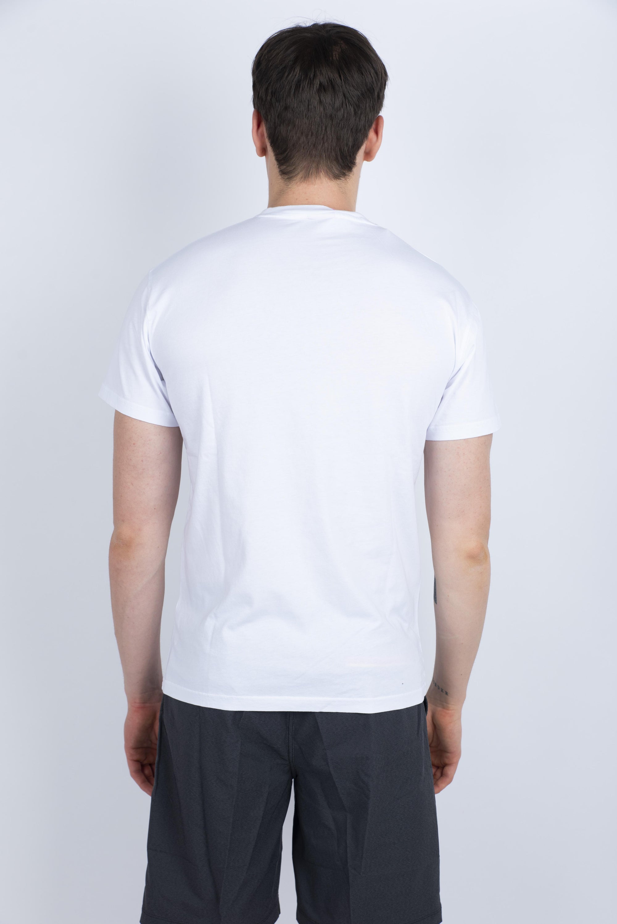 T-shirt con tasca bianca M609TEJ7800 00601 SUNDEK 