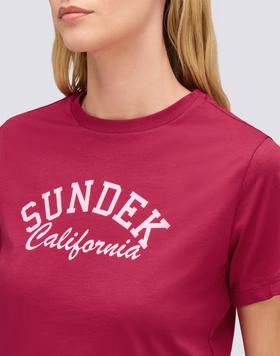 T-shirt  cropped W748TEJS000 A9001 SUNDEK 